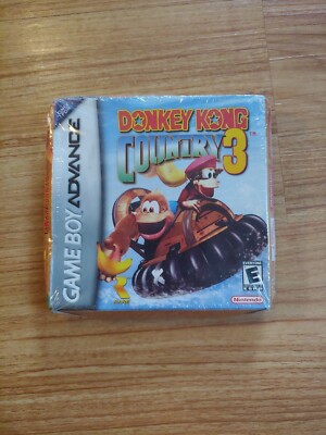 Nintendo Gameboy Advance Donkey Kong Country 3 Video Game New Sealed Crushed Box