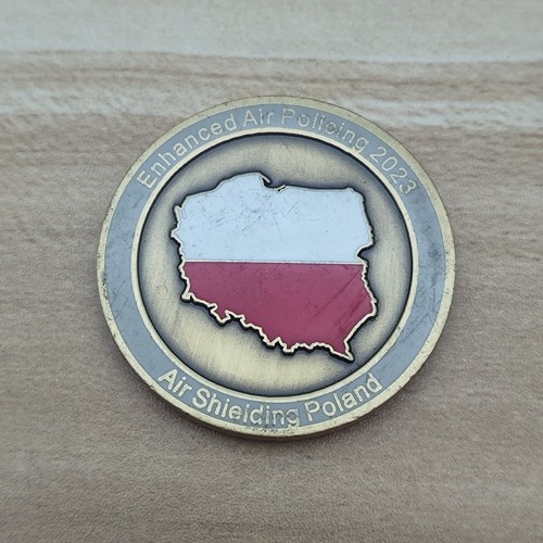 Enhanced Air Polioing 2023 Air Shielding Poland Challenge Coin