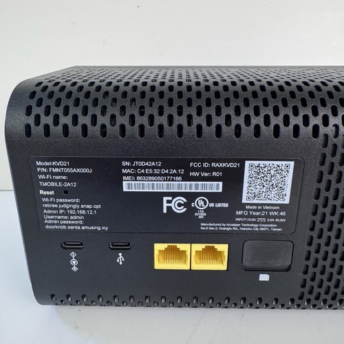 Passerelle Internet Wi-Fi domestique T-Mobile KVD21 5G noir avec SIM - Photo 5/6