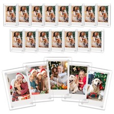 Acrylic Fridge Magnetic Frame,Double Sided Refrigerator Magnet Picture Frame,...