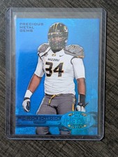 2013 Fleer Retro Metal Universe - SHELDON RICHARDSON BLUE PMG #'d/50 Rookie RC 
