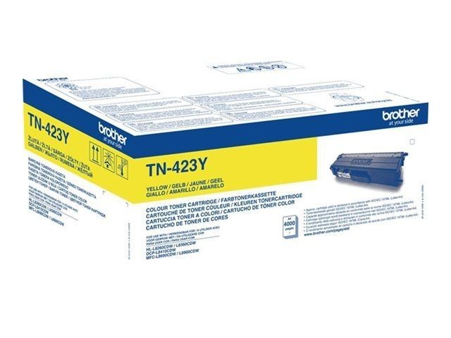 Toner Brother TN-423Y jaune pour éviter les traces sur vos dossiers