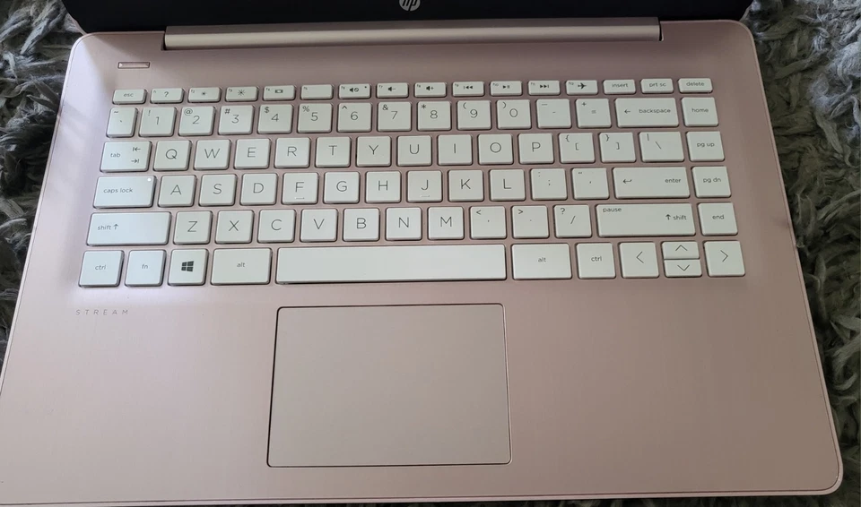 HP Pink Laptop 14" Stream Laptop HP Model DS0040nr Notebook WORKS PERFECT - Image 3 of 4