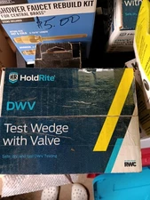 Hold Rite Dwv Test Wedge With Valve 2in For Usewith 2 In Pvc
