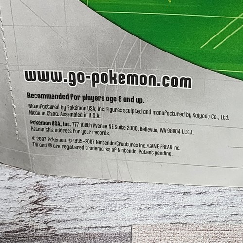 Pokémon Trading Figure Game Next Quest Booster Secret 3 Figures 1 Card New 2007 - Picture 8 of 11