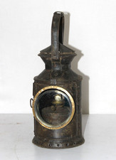 Antique Iron مصباح Lantern أصلي Old Hand Crafted