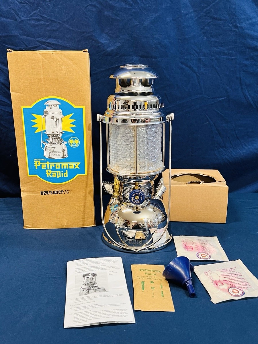 Petromax - used 灯油Petromax ペトロマックス Rapid 829/500cp Vintage Petromax Rapid Lamp 829/500 CP Super Kerosene