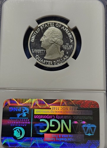 A 2012 S SILVER 25C DENALI PF 69 ULTRA CAMEO NGC ATB QUARTER - Picture 2 of 2