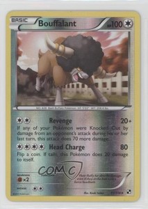 Bouffalant Reverse Foil Pokemon Black & White Base Set #91