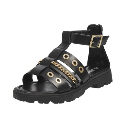 Asso Safari - schwarze Sklavensandalen - Größe 33 Schuhe Mädchen Junior