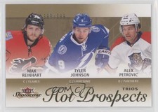 2013-14 Fleer Showcase Hot Prospects Trios Alex Petrovic Max Reinhart Rookie RC