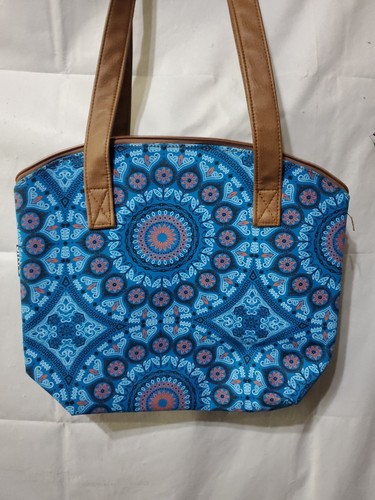 Shwe Insulated Tote Bag Blue South Africa Print - Picture 2 of 6