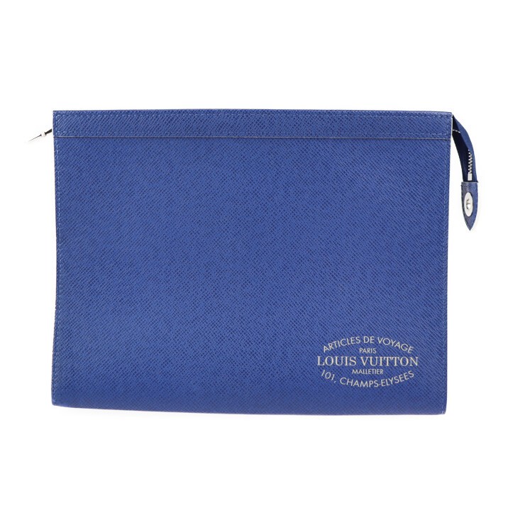 Excellent Condition LV Louis Vuitton Pochette Voyage MM Second Bag M30399 Taiga