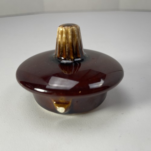 VTG Drip Glaze Pottery Replacement Ceramic Lid for Hull or McCoy Small Size READ - Picture 2 of 13
