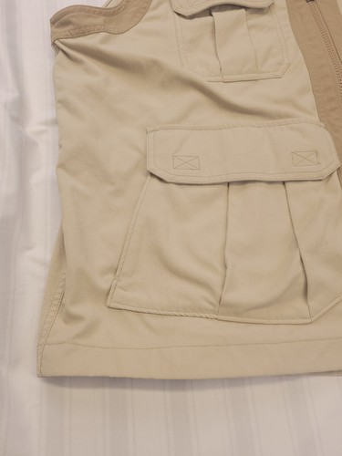 Duluth Trading Vest Mens XL Brown Photography Fishing Hiking Hunting 100% Nylon - Picture 3 of 13