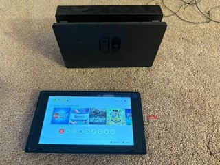 Nintendo Switch Console Dock and 128 GB microSD Card Excellent Condition