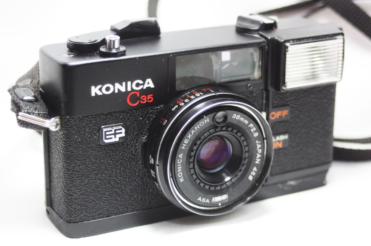 コニカ　KONICA C35 Konica C35 EF Point & Shoot 35mm Film Camera 38mm f/2.8 From