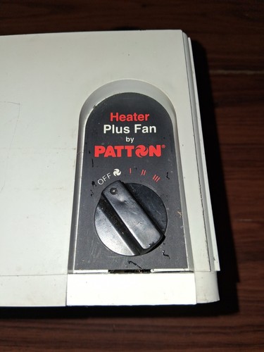 Vintage Patton HF-50 Whole Room Electric Air Heater + Fan USA Tested No Box - Picture 4 of 7