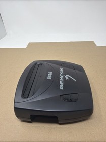 Sega Genesis 3 Video Game Console Black MK-1461 - Console Only TESTED WORKING