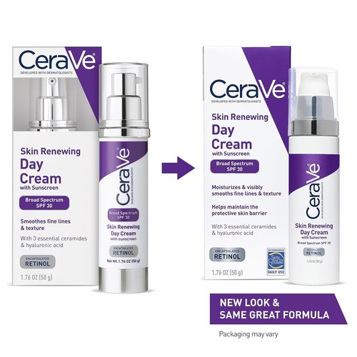 CeraVe Anti-Aging/Anti-Falten Retinol Gesichtscreme LSF-30 1,76 Unze Ablaufdatum 10/2027 - Bild 2 von 9