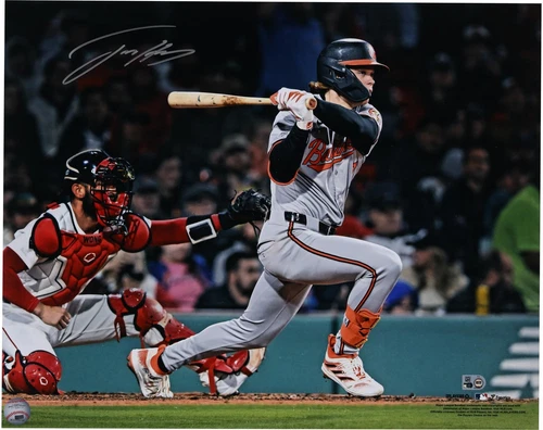 Jackson Holliday Baltimore Orioles Autographed 16" x 20" MLB Debut Photograph