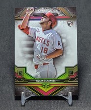 Nolan Schanuel Rookie RC 2024 Topps Triple Threads Baseball Card #177 LA Angels