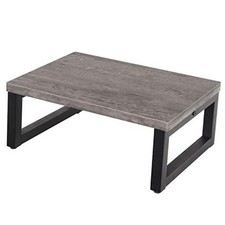 Wooden Step Stools for Adults Kids, Solid 16.6   L x 11.8   W x 6.5   H Gray