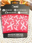 Brew Buddy Insulated Hot Drink Sleeve - Pink Ribbon Breast Cancer