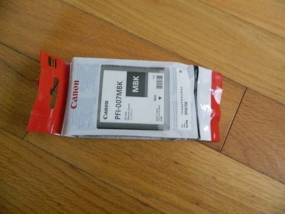2025 Genuine Canon PFI-007MBK Matte Black Ink Tank ImagePROGRAF IPF-670E SEALED