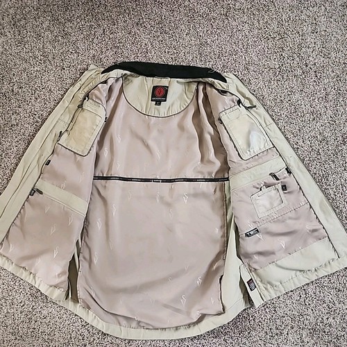 SCOTTEVEST SeV Travel Vest Mens Large TEC Beige Khaki Utility Multi Pocket EUC - Picture 6 of 15