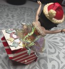 Danbury Mint Betty Boop Christmas Ornament SantaHat Gift Box w/ Puppy Music Box  — photo 4
