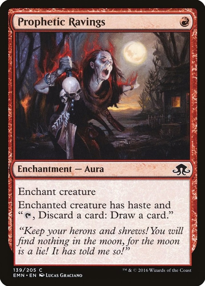 Prophetic Ravings Eldritch Moon MTG 139 MP