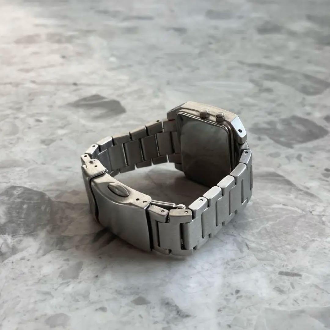 fossil big tic watch アナデジ y2k スクエア Fossil Big Tic Watch Analog Digital Y2K Square | eBay