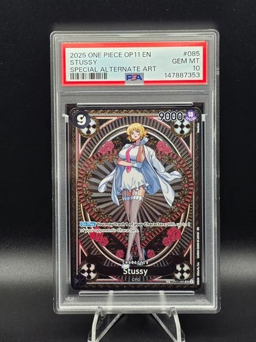 Stussy (SP) OP07-085 A Fist of Divine Speed (OP11) Foil PSA 10