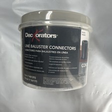 Conector balaustre negro Deckorators 130 conectores