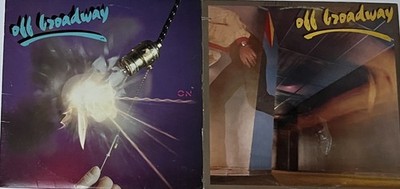 OFF BROADWAY Lot of 2 Midwest power pop LPs: On 1979 - Quick Turns 1980