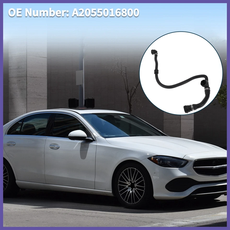 Radiator Hose for Mercedes-Benz C-Class C300 W205 2015-2018 A2055016800 1 Pc - Image 3 of 4