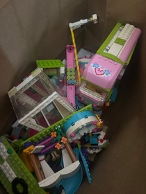 Huge LEGO Friends Lot &ndash; Roller Coaster 41130, Pool 41313, and Airport 41109