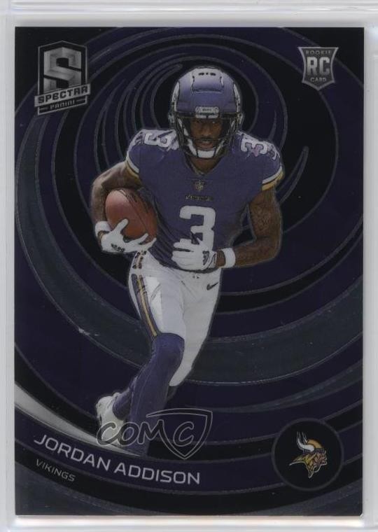 2023 Panini Spectra Rookies Jordan Addison #129 Rookie RC 15wb