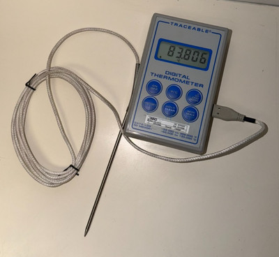 Traceable 4000TR Scientific Thermistor Thermometer USB Probe New Battery Working