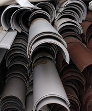 CLEARANCE - Grey Round Gutter Downpipe PVC Fittings Pipe - Single Postage Cost