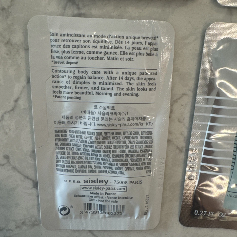 Sisley Le SCULPITEUR Intensive Contouring Care Each Sample 8 mlx 6 =48 ml - Image 3 of 3