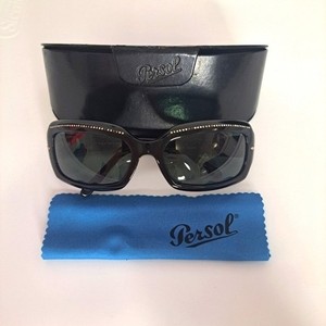 Persol Stardust Swarovski Crystal Sunglasses Black