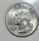 1947-D Washington Silver Quarter, Gem Uncirculated- Original Satin White