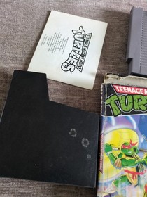 NES Teenage Hero Mutant Turtles PAL - Manual, Boxed and Manual Inc 