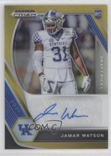 2021 Panini Prizm Draft Picks Gold /10 Jamar Watson #DPA-JWA Auto