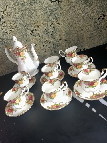 Royal Albert Old Country Rose Kaffeeservice - Bild 2 von 6