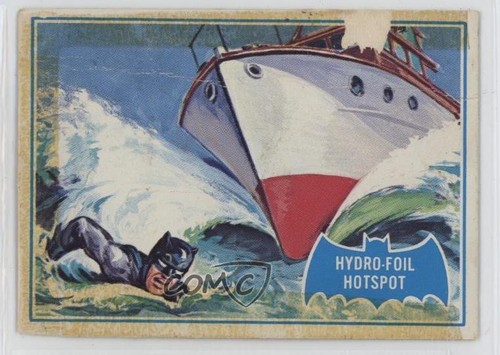 1966 OPC Batman Blue Bat #3B Hydrofoil Hotspot — Raw
