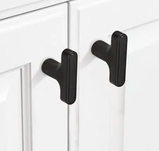 10 Pack Matte Black Kitchen Cabinet Knobs Black Drawer Knobs Kitchen Cabinet ...