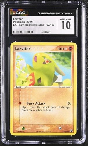 Larvitar graded CGC 10 for sale on eBay